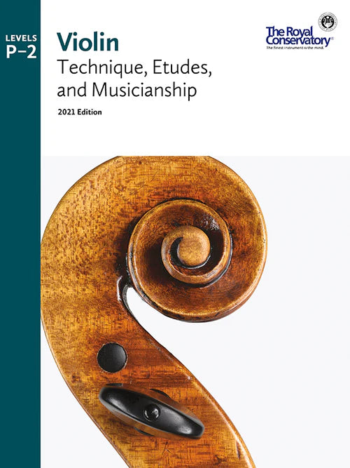 RCM Violin Technique, Etudes and Musicianship Prep - 2, 2021 Edition
