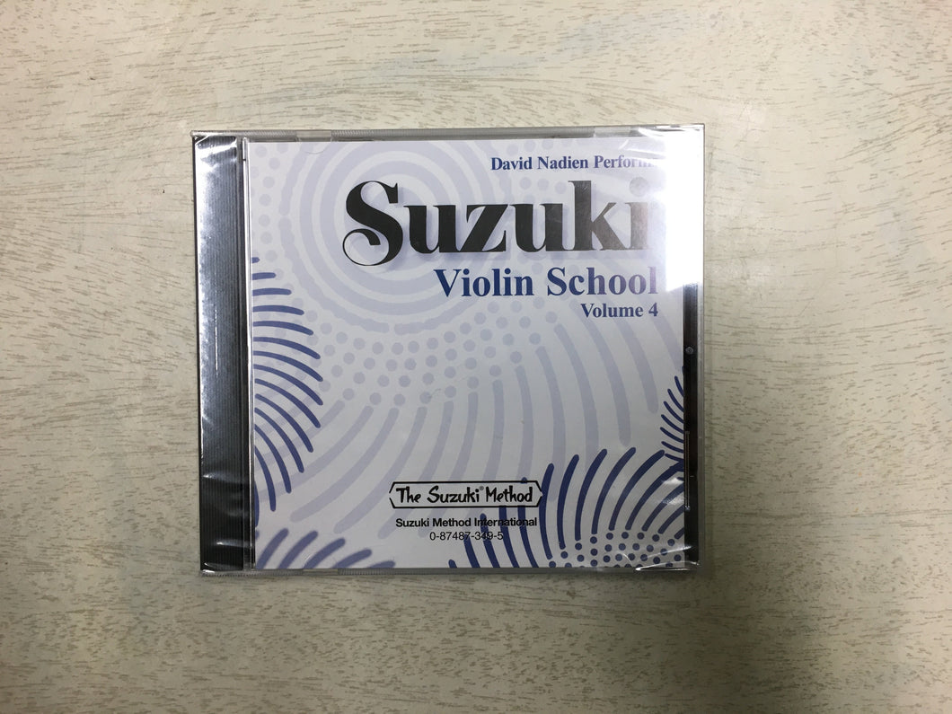 Suzuki Violin School, Volume 4 CD Performed by David Nadien
