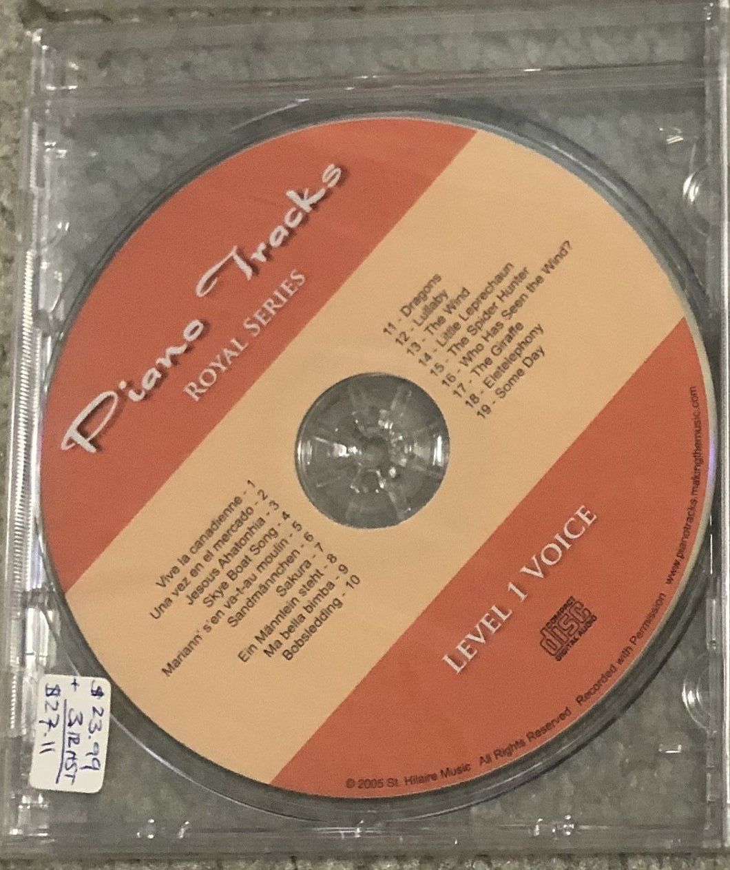 Piano Tracks Royal Series Level 1 Voice Released 2005