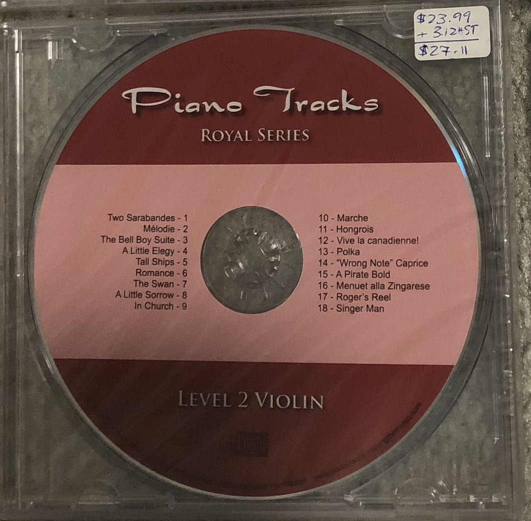Piano Tracks Royal Series for Violin - Gr. 2 released 2007