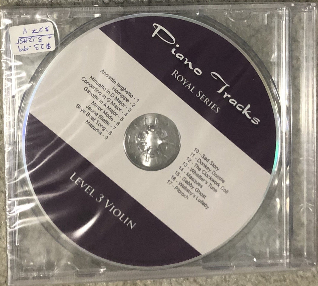 Piano Tracks Royal Series for Violin - Gr. 3 released 2007