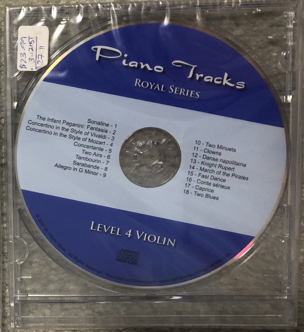 Piano Tracks Royal Series for Violin - Gr. 4 released 2007
