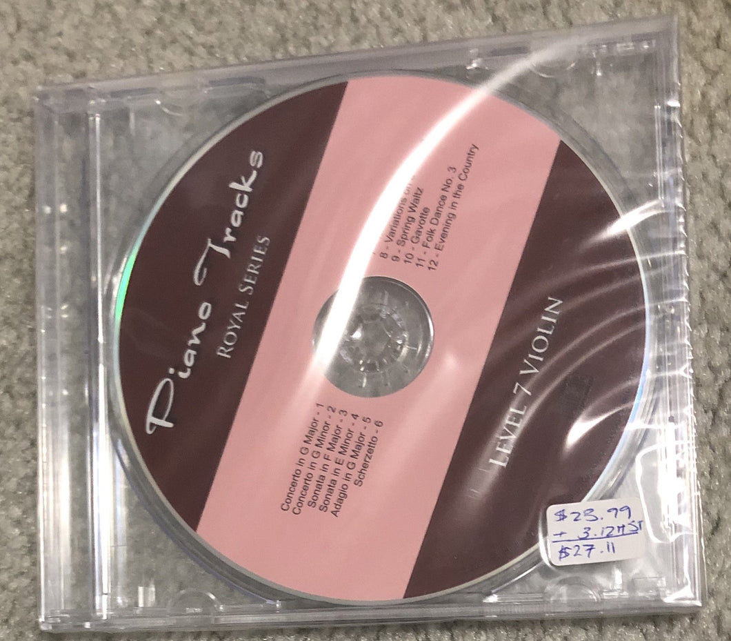 Piano Tracks Royal Series for Violin - Gr. 7 released 2007