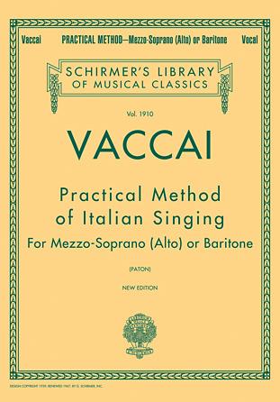 Practical Method of Italian Singing (Mezzo/Baritone), Vaccai