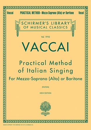 Practical Method of Italian Singing (Mezzo/Baritone), Vaccai