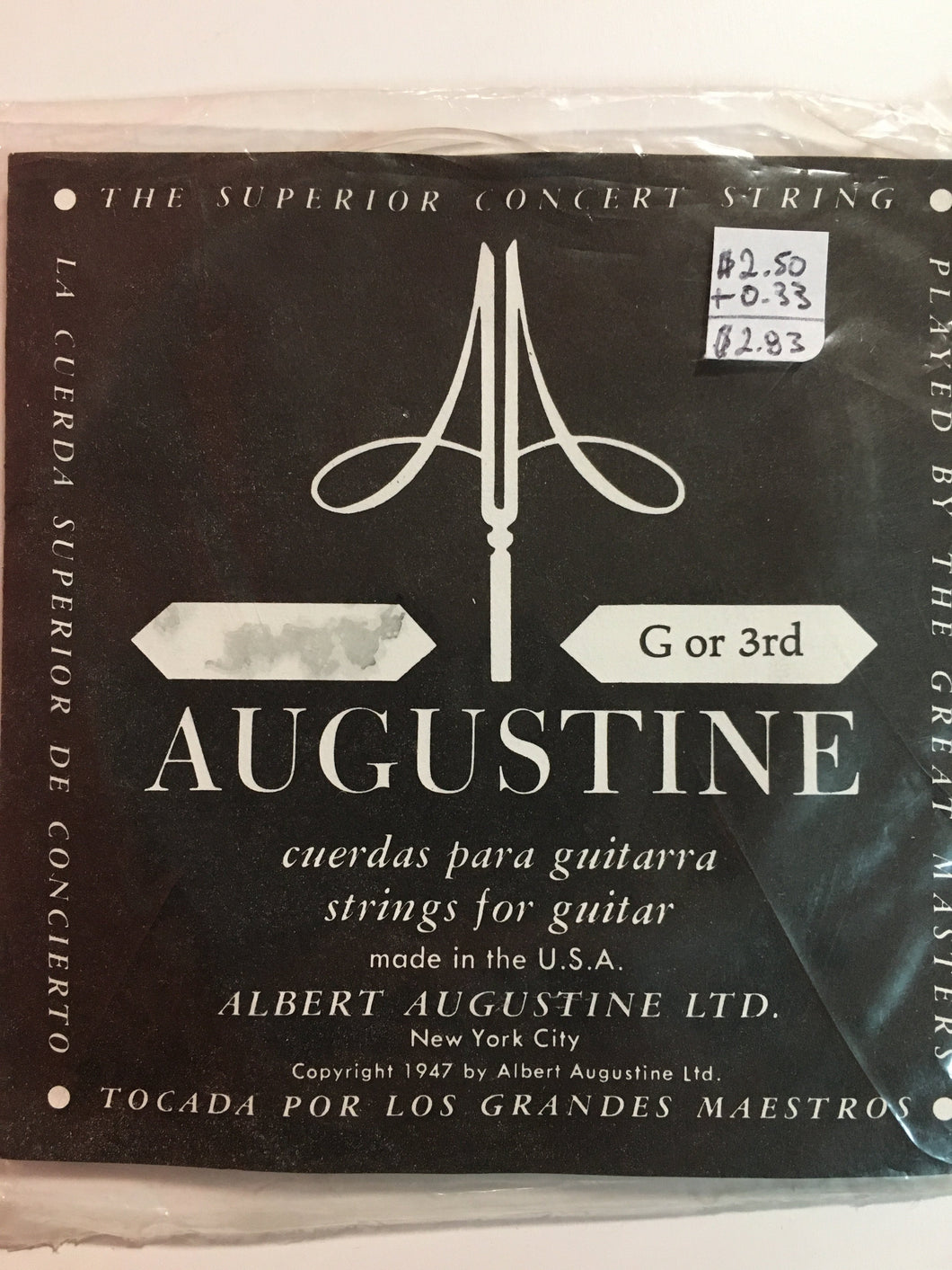 Classical Single Strings - Augustin Classic G/3rd