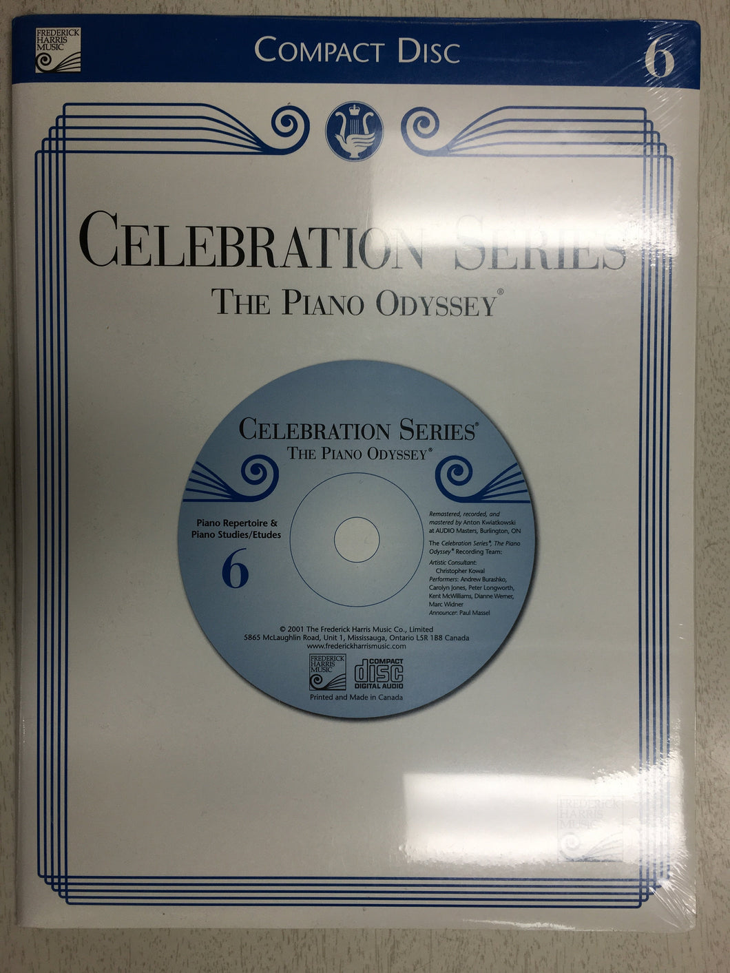 Celebration Series Piano Odyssey RCM 2001 CD 6