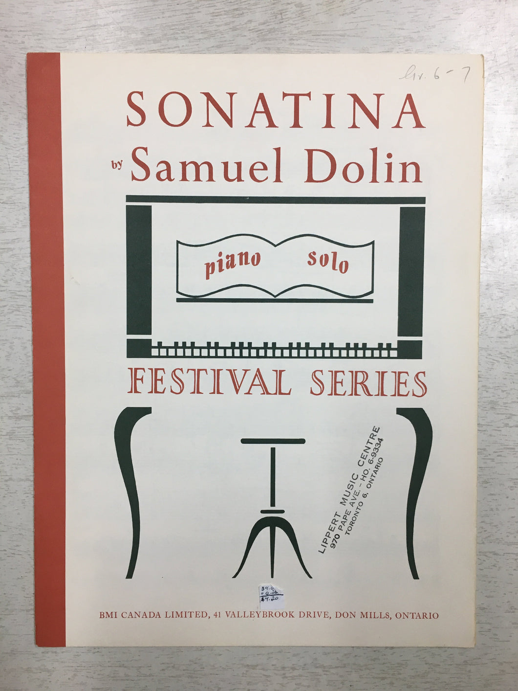 Sonatina, Samuel Dolin