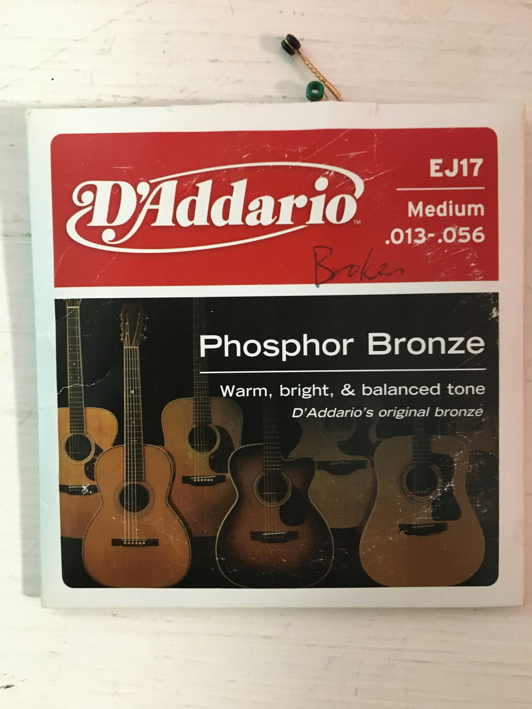 Acoustic Single Strings - D'Addario EJ17 D String