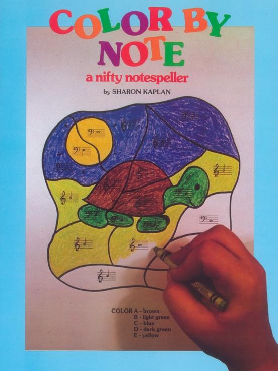 Color By Note - A Nifty Notespeller, Sharon Kaplan