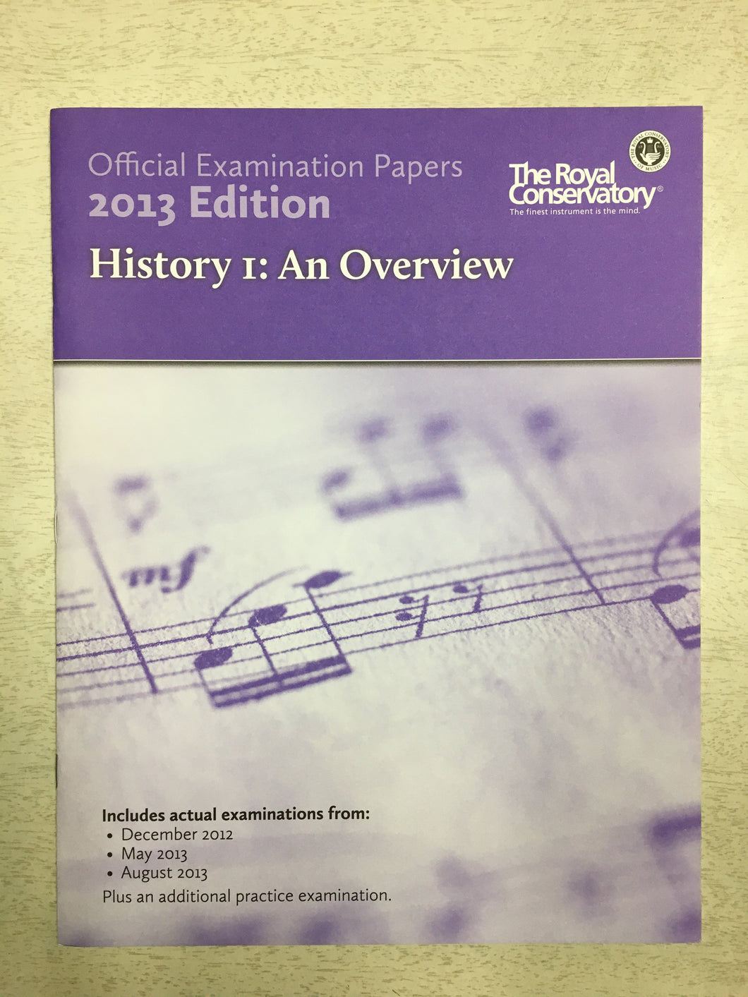 RCM - History 1: An Overview 2013 Ed.