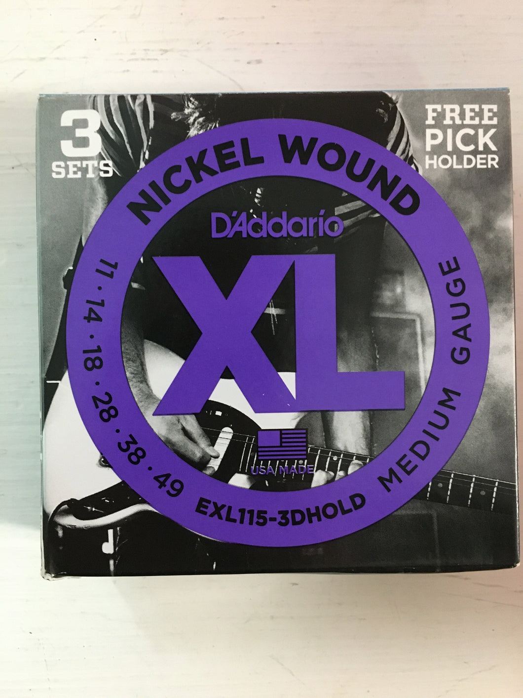 Electric Strings - D'Addario EXL115-3DHOLD Nickel Wound: Set of 3