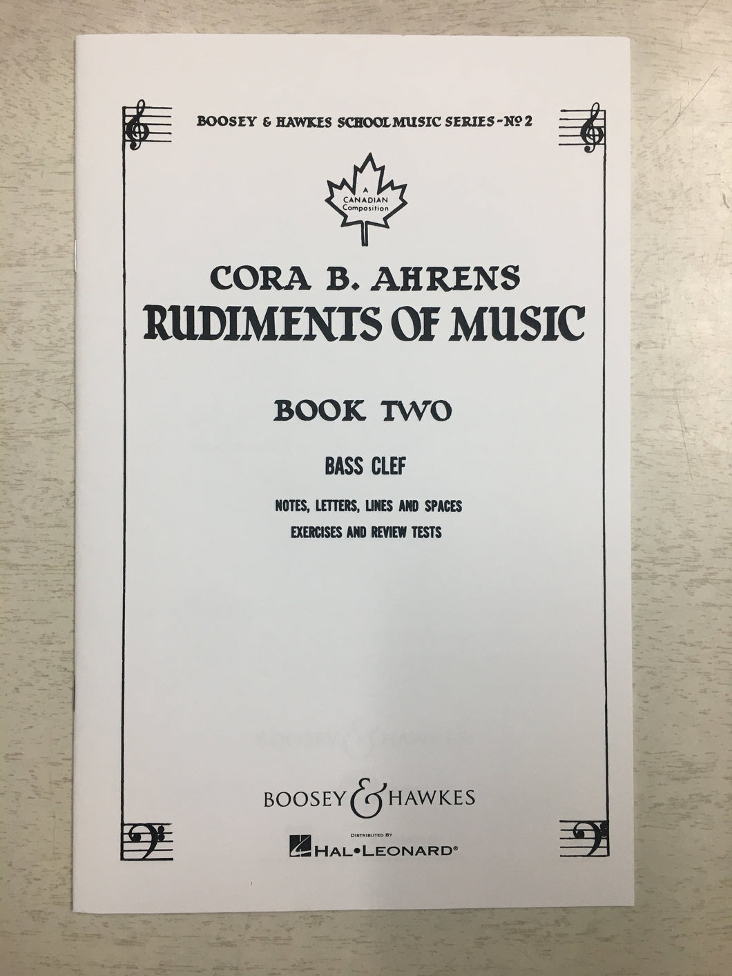 Rudiments of Music - 2 Bass, Cora Ahrens