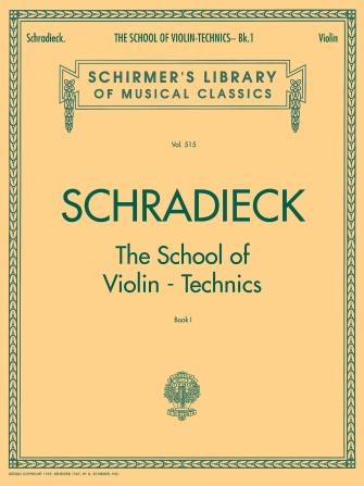 Schradieck - The School of Violin- Technics (Vol. 515) - Book 1
