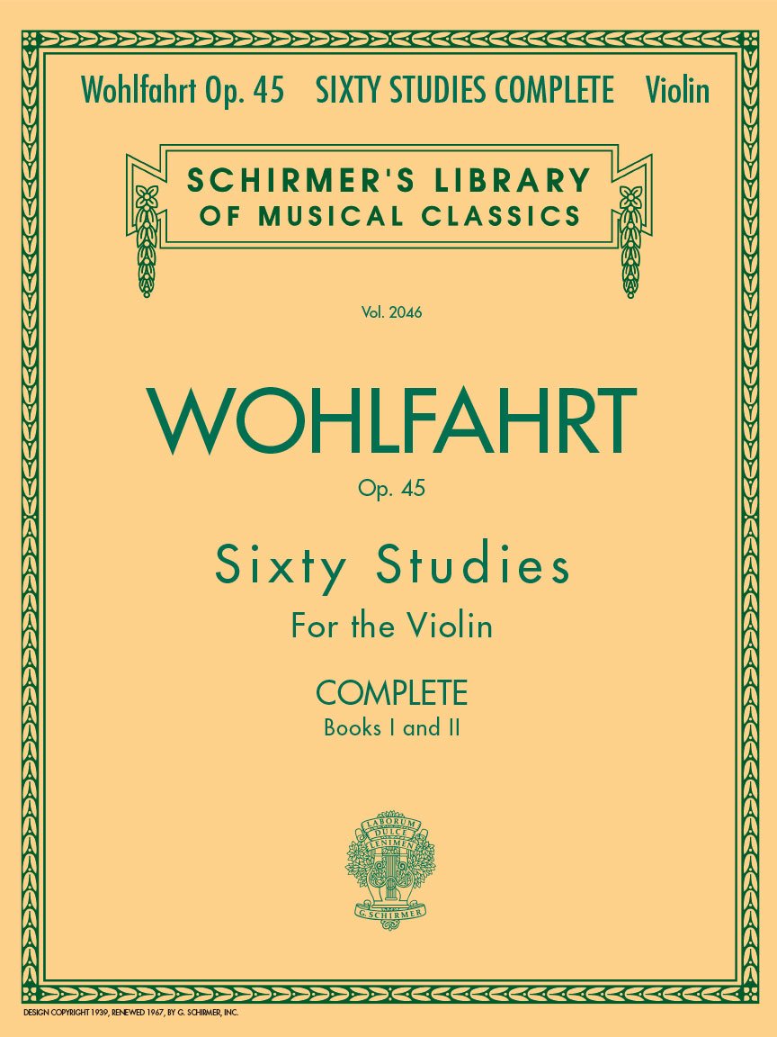 Wohlfahrt Op.45 Sixty Studies Book 2 (Nos. 31 - 60)