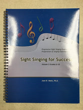 Load image into Gallery viewer, Sight Singing for Success Vol. 2 Grades 6-10, Joan B. Heels
