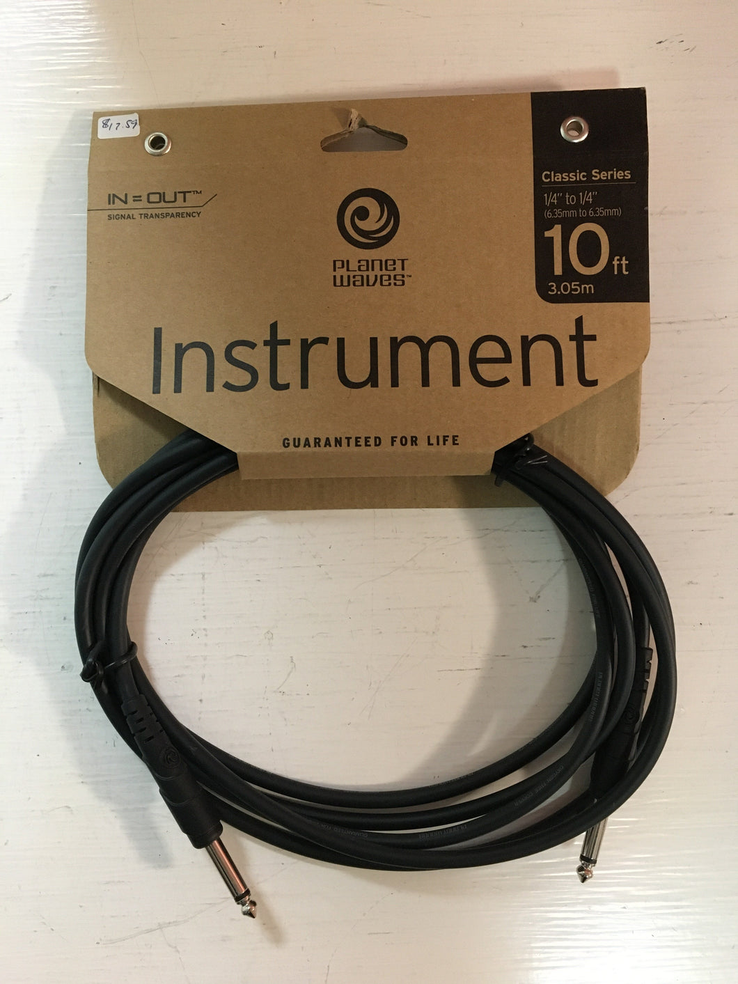 Patch Cable - Planet Waves 10ft 1/4