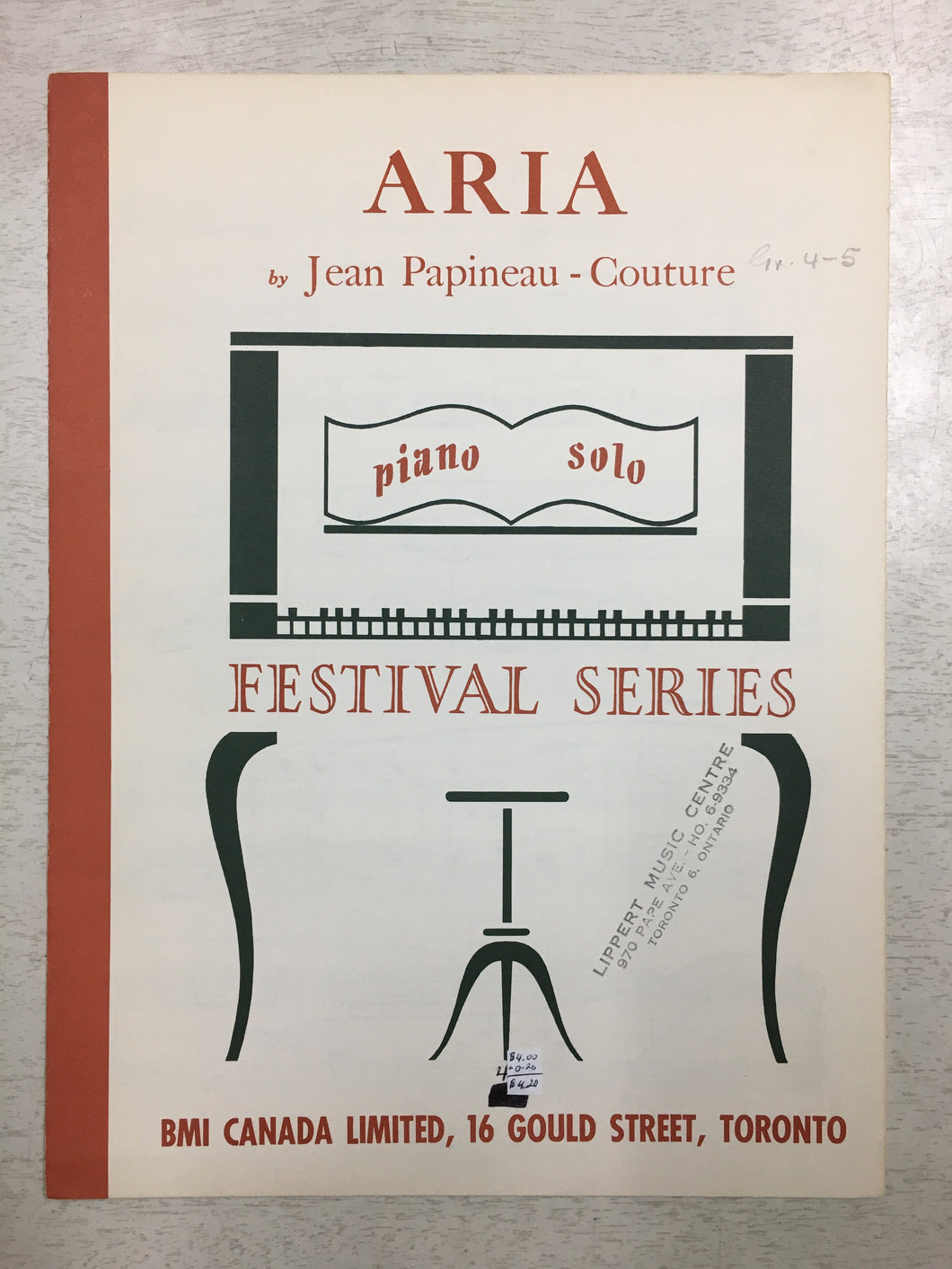 Aria, Jean Papineau-Couture