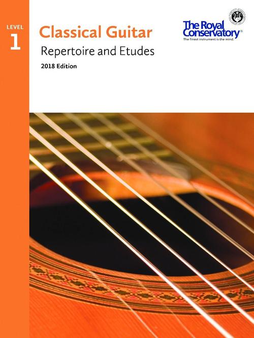 Classical Guitar Series RCM, 2018 Edition: Repertoire and Etudes 1