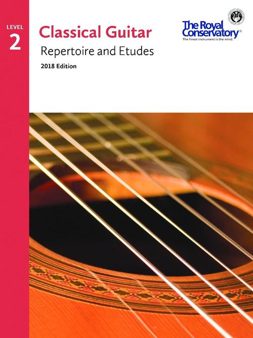 Classical Guitar Series RCM, 2018 Edition: Repertoire and Etudes 2