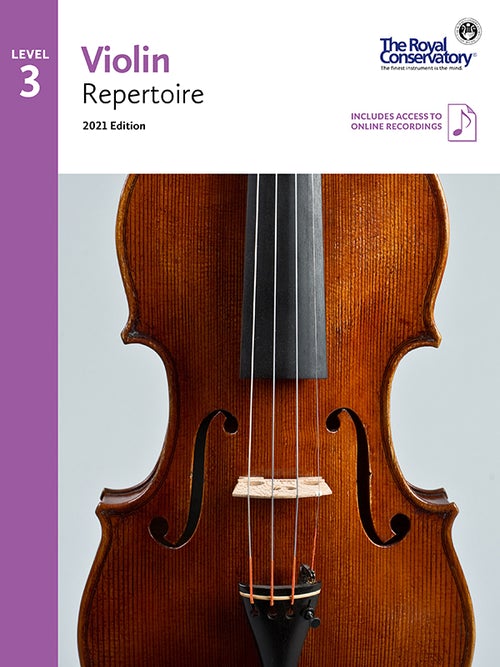 RCM Violin Repertoire 3, 2021 Edition