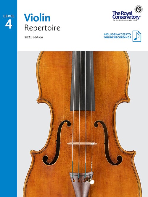 RCM Violin Repertoire 4, 2021 Edition