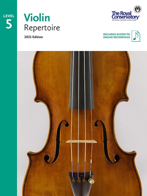RCM Violin Repertoire 5, 2021 Edition