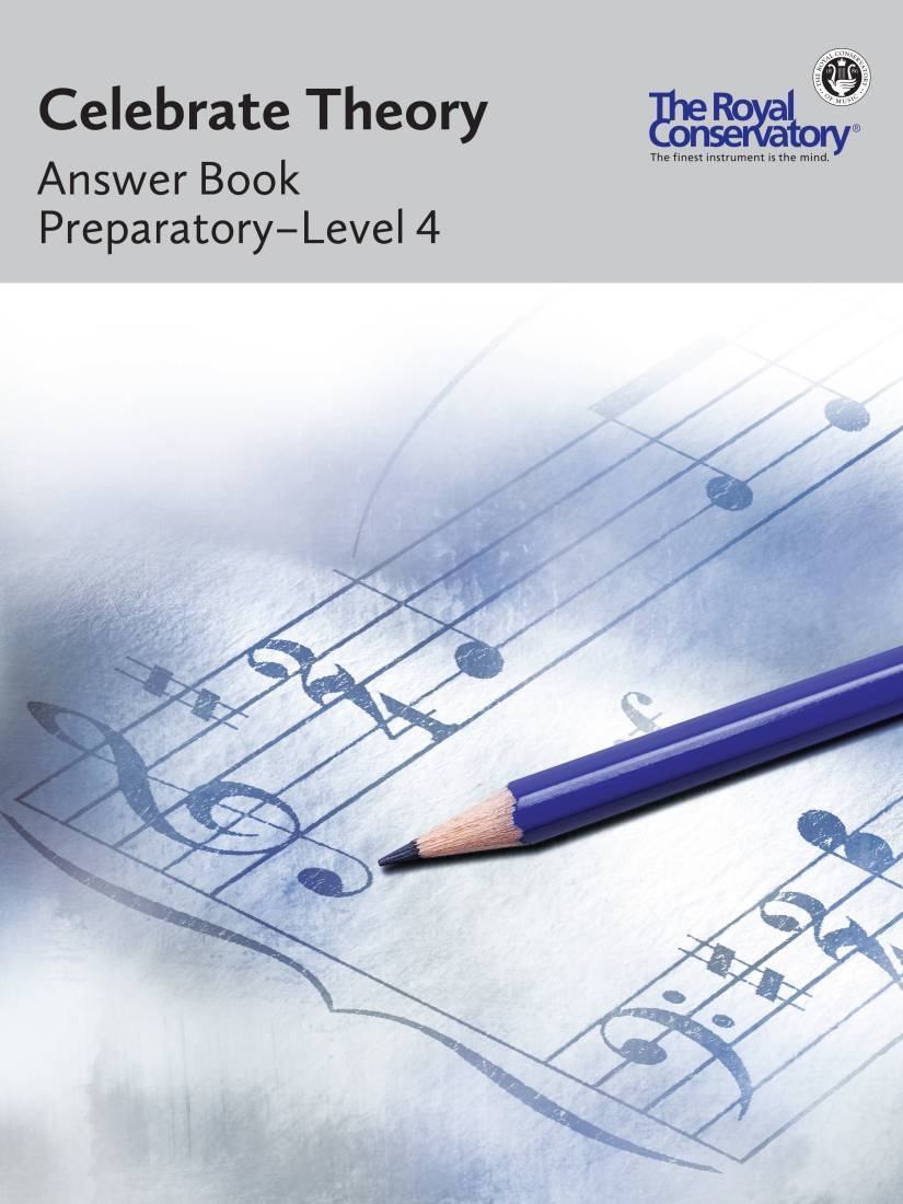 Celebrate Theory Answer Book Preparatory - Level 4 for Theory