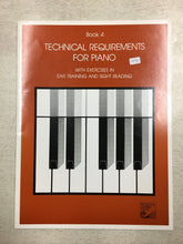 Load image into Gallery viewer, RCM Technical Requirements For Piano Grade 4 with Ear Training and Sight Reading Exercises (1984)
