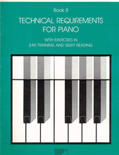 Load image into Gallery viewer, RCM Technical Requirements For Piano Grade 8 with Ear Training and Sight Reading Exercises (1984)
