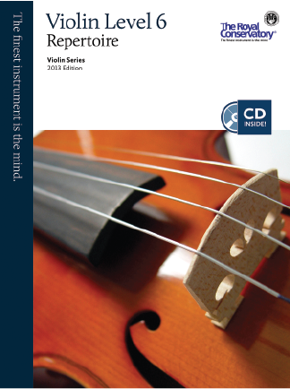 RCM Violin Repertoire Gr.6 2013 with CD