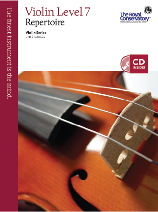RCM Violin Repertoire Gr.7 2013 with CD