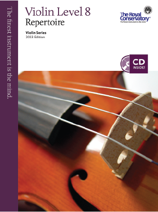 RCM Violin Repertoire Gr.8 2013 with CD
