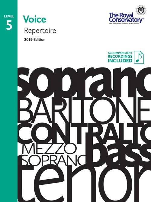 RCM Voice Repertoire Level 5 - 2019 Edition